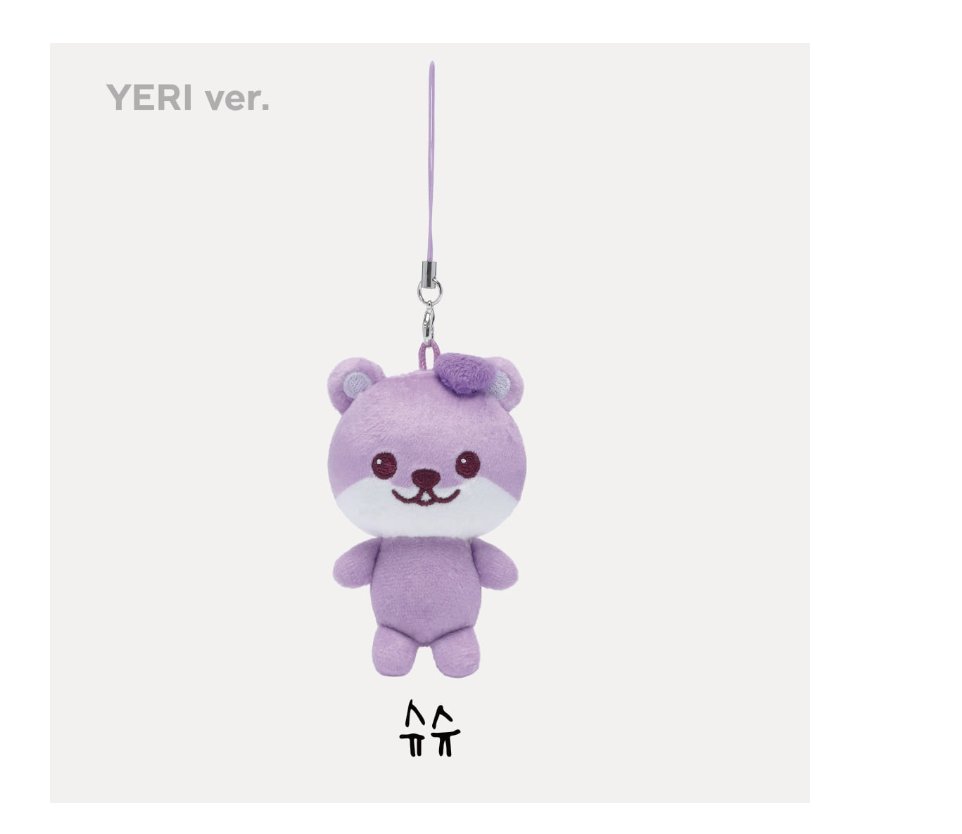 Red Velvet - Red Velvet 2024 FANCON TOUR <HAPPINESS: My Dear, ReVe1uv> MD - Mini doll Key ring แบบ yeri