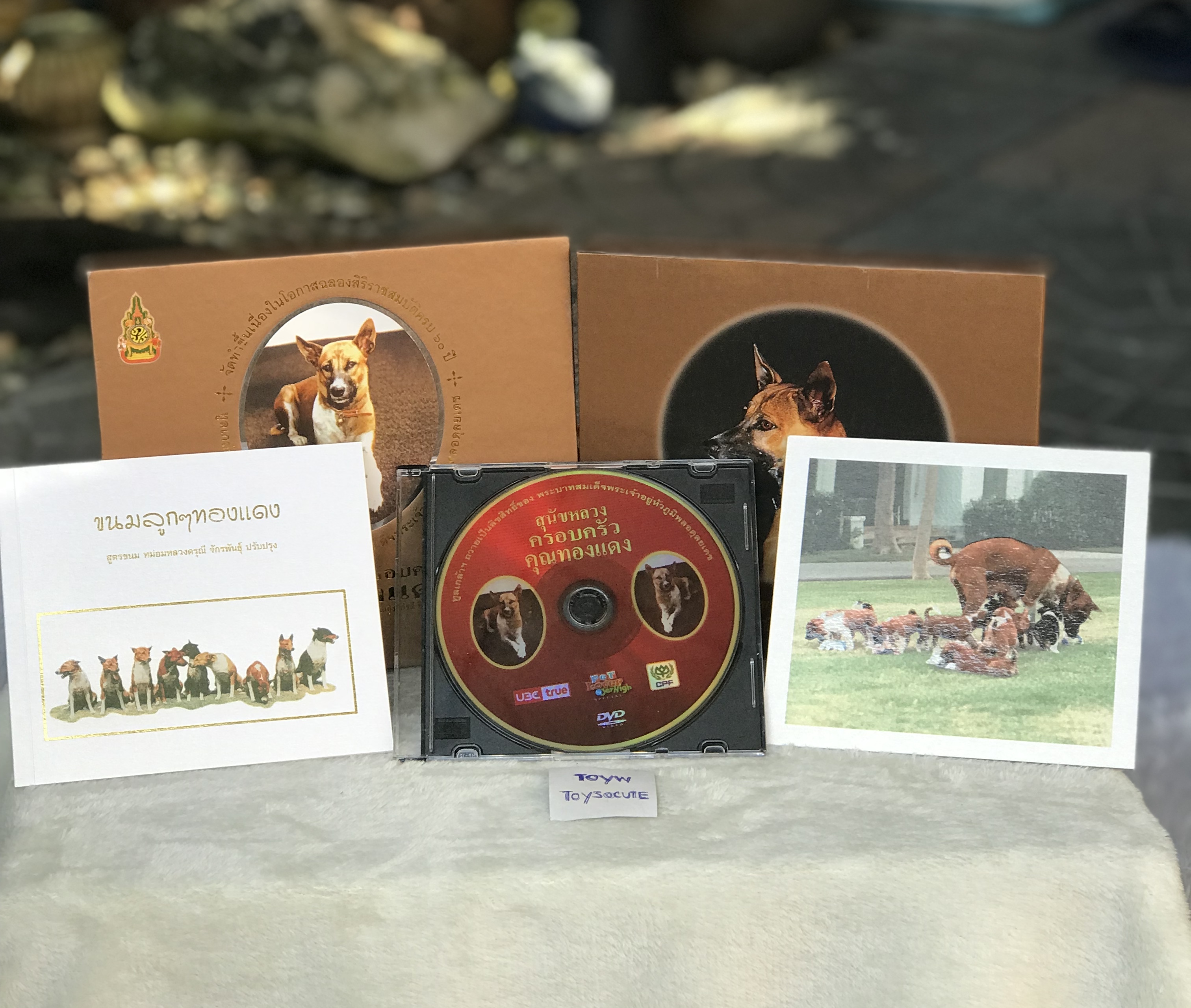 จัดทำเพียง 99 ชุด DVD กล่องสีทอง สารคดี ตอน สุนัขหลวง ครอบครัวคุณทองแดงและ ตอนปฏิบัติงานของสุนัขพระราชทานฯ รัชกาลที่ 9