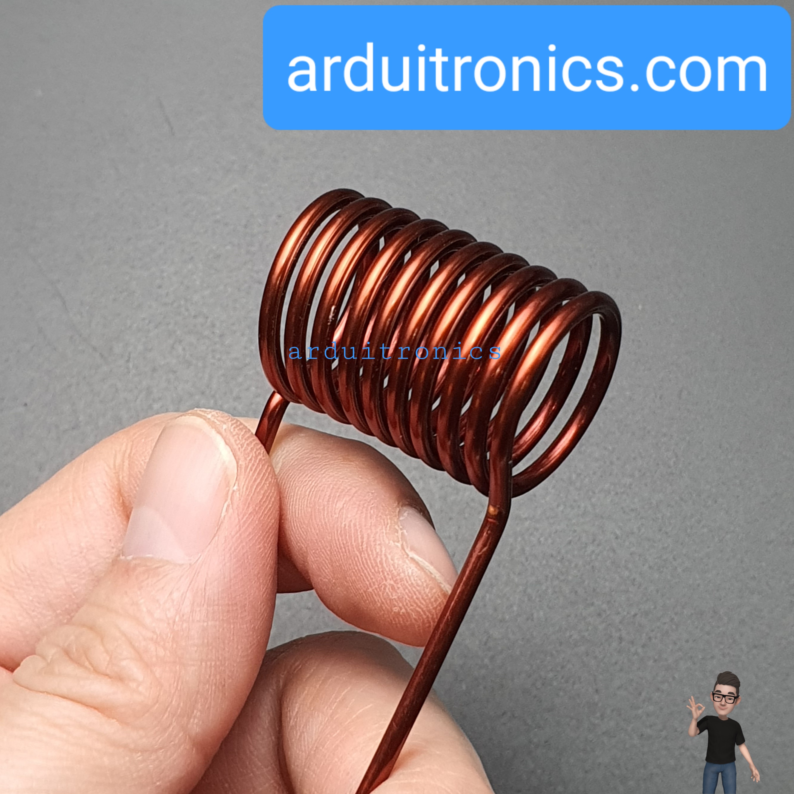 เครื่องเหนี่ยวนำความร้อนโลหะแบบไร้สัมผัส Induction Heater Mini ZVS no-tap Finished Product