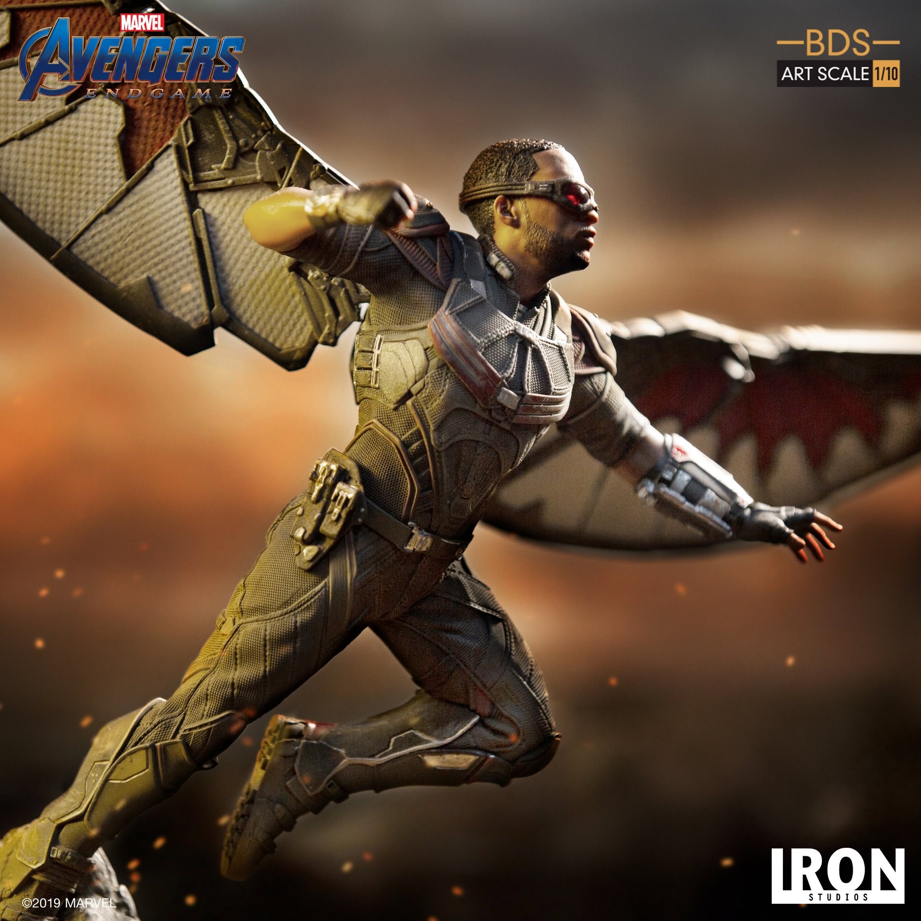 "Pre-Order" Falcon: Avengers Endgame BDS 1/10Scale