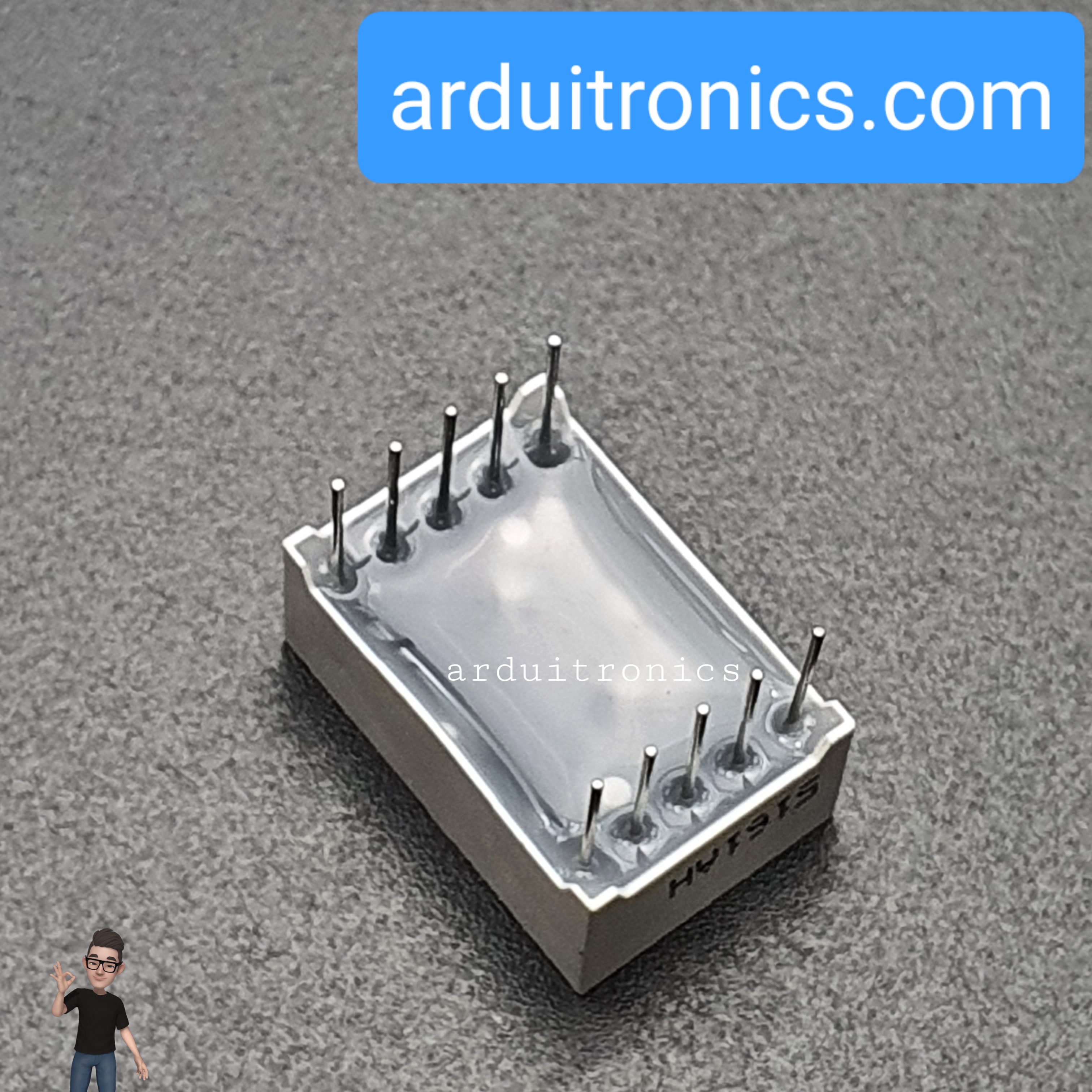 0.56 inch Seven Segment 1 Digit Red (Common Cathode) 12.7 x 19.1 x 8.1mm - 5161AH / 5161AS