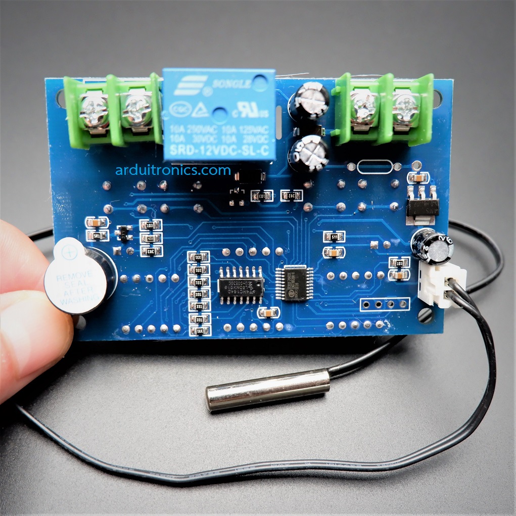 XH-W1401 Digital Temperature Controller with NTC Sensor (พร้อมแผงแสดงผลแบบ 7 Segment LED)