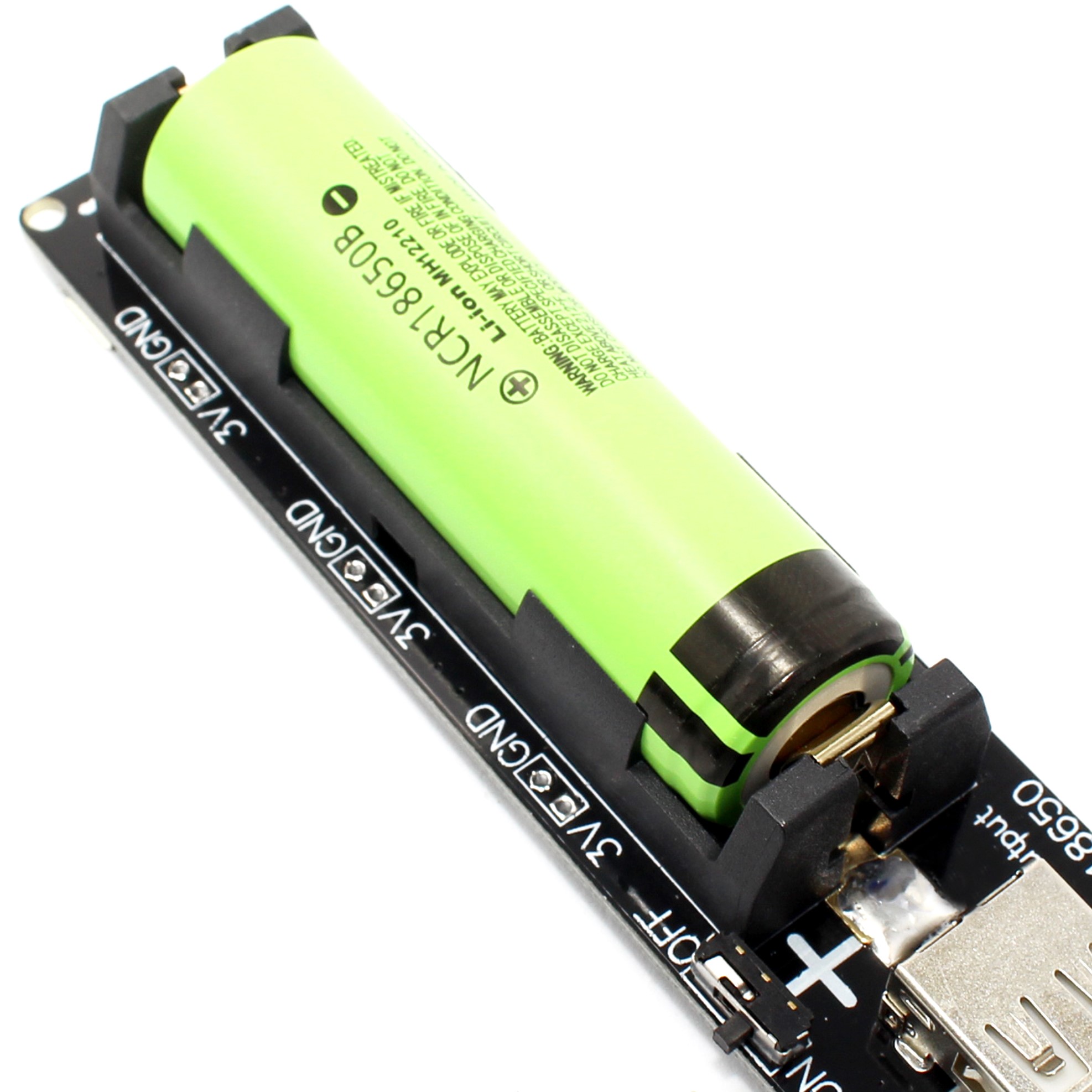 โมดูลชาร์จแบตเตอรี่ 18650 แบบ 4 ก้อน พร้อมช่องจ่ายไฟ USB Battery Shield V3 สำหรับ Raspberry Pi WEMOS Arduino ESP8266