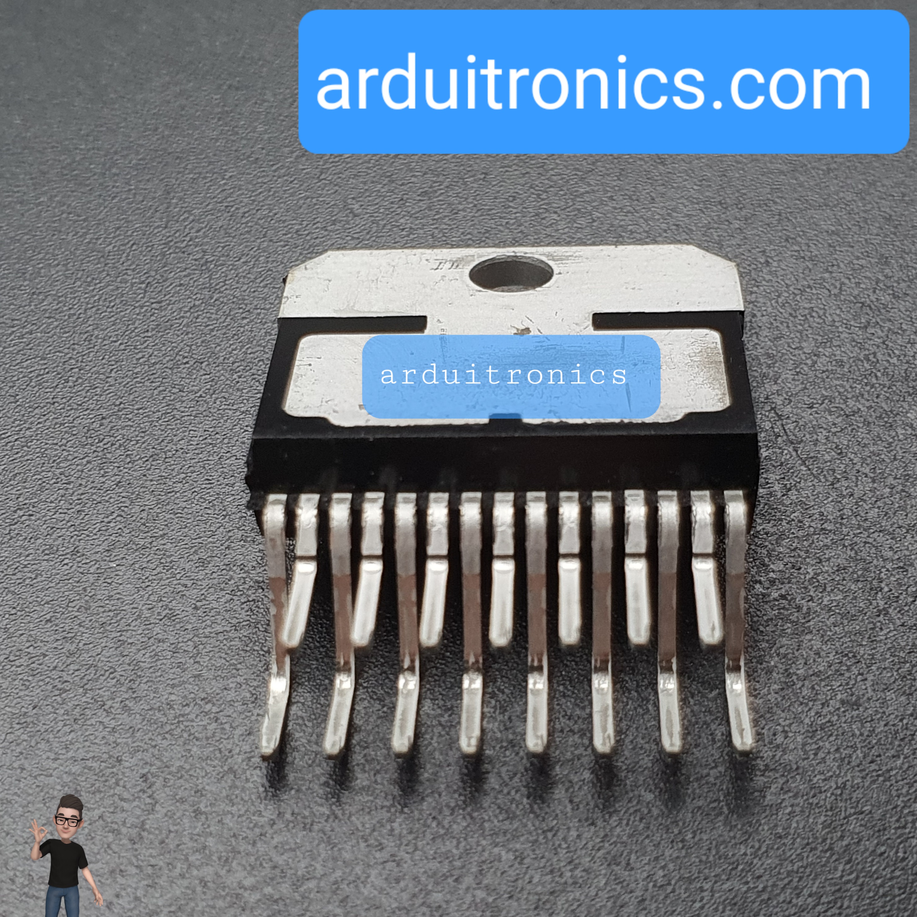 L298N ไอซีชับมอเตอร์ L298N Full-Bridge Dual Motor Driver L298 IC (15-Pin)