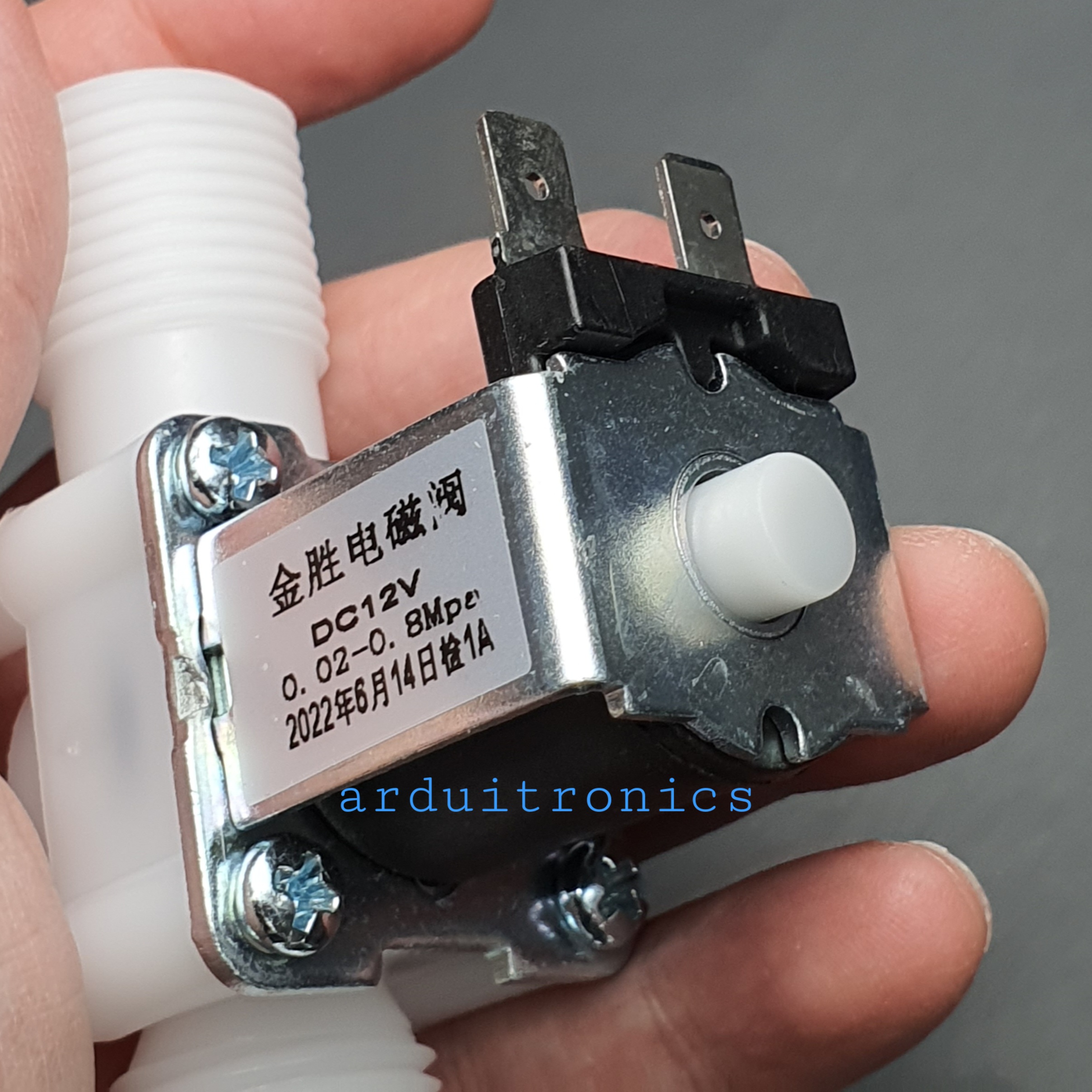 Solenoid Valve (normally opened) 12V-DC 1/2" โซลีนอยวาล์ว (ปกติเปิด)