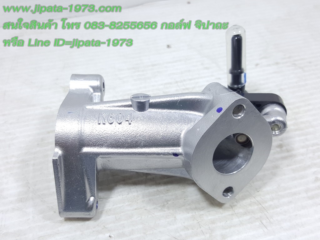 (Click 125 i) ชุดคอท่อไอดี พร้อม หัวฉีดและฝาครอบหัวฉีด Honda New Click 125 i (K60) แท้