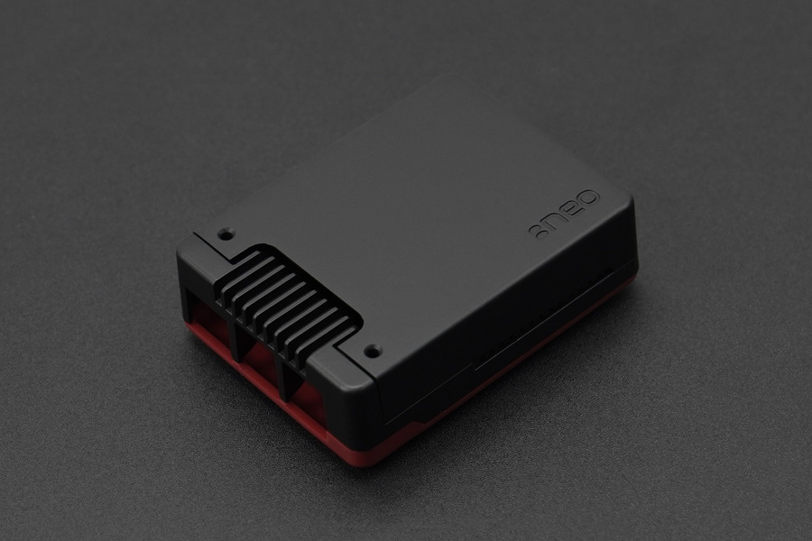 Aluminum Argon NEO 5 BRED Case with Built-in Cooling Fan (Compatible with Raspberry Pi 5)