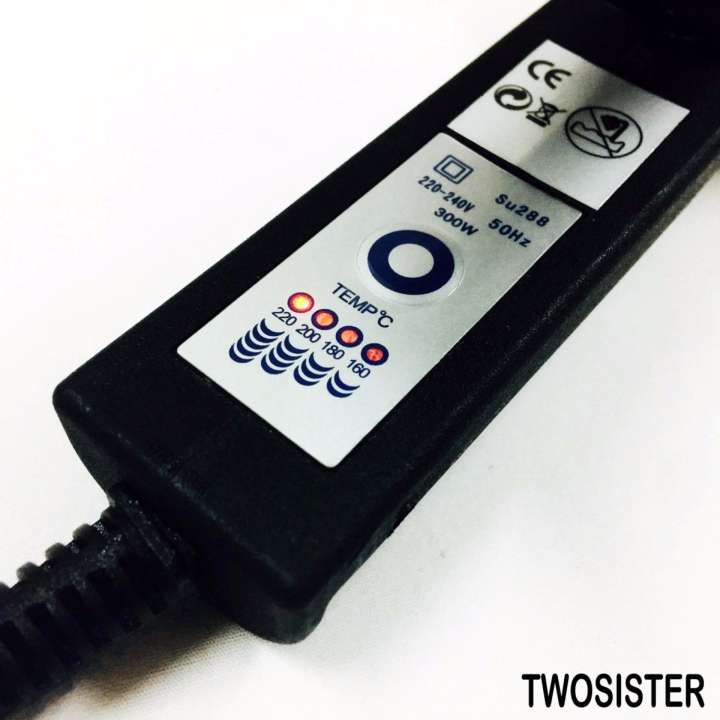 Super V inter Twosister V Super Ionic เครื่องหนีบผมตรง รุ่น su 288 กล่องม่วง ซุปเปอร์วี อินเตอร์ ลูนิค