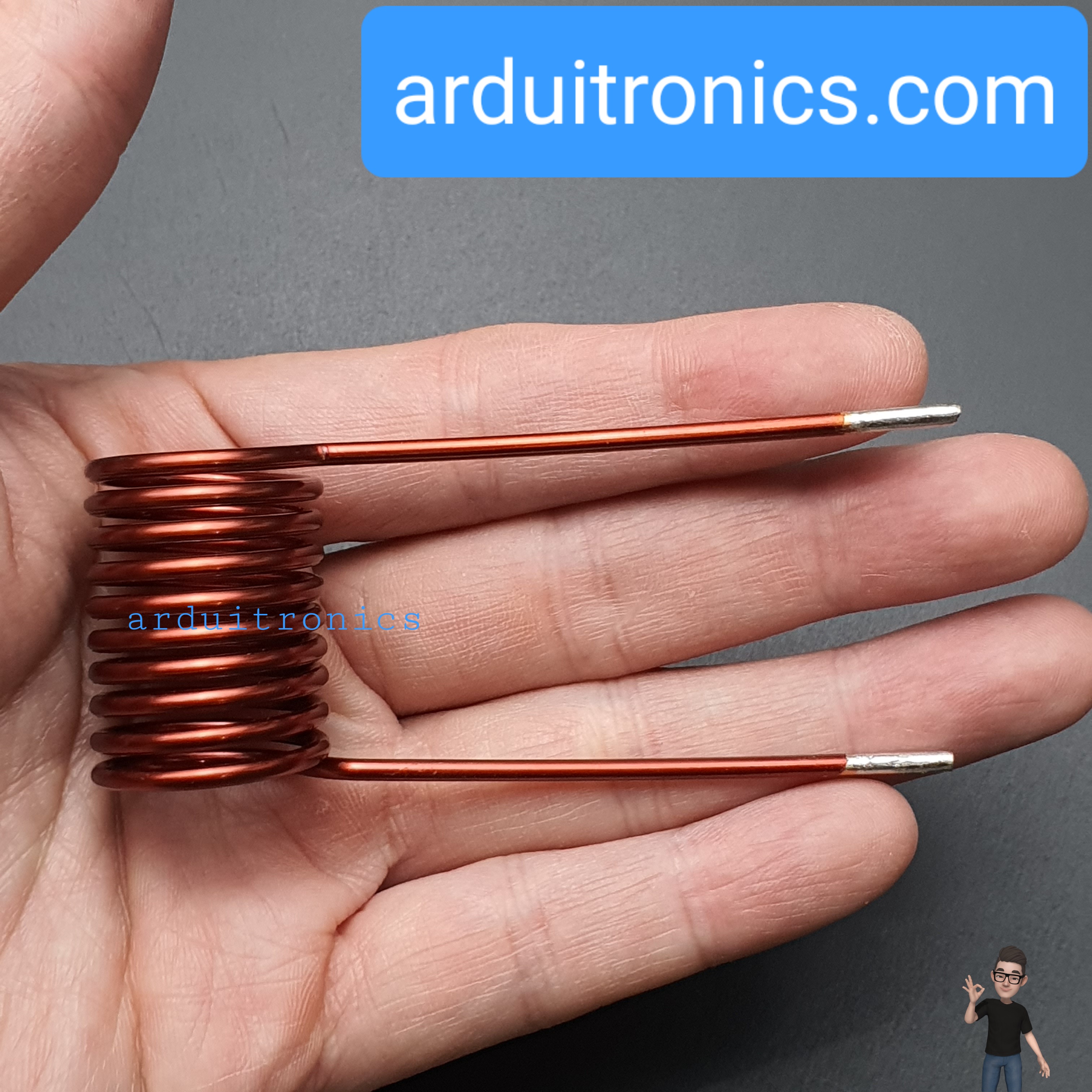 เครื่องเหนี่ยวนำความร้อนโลหะแบบไร้สัมผัส Induction Heater Mini ZVS no-tap Finished Product