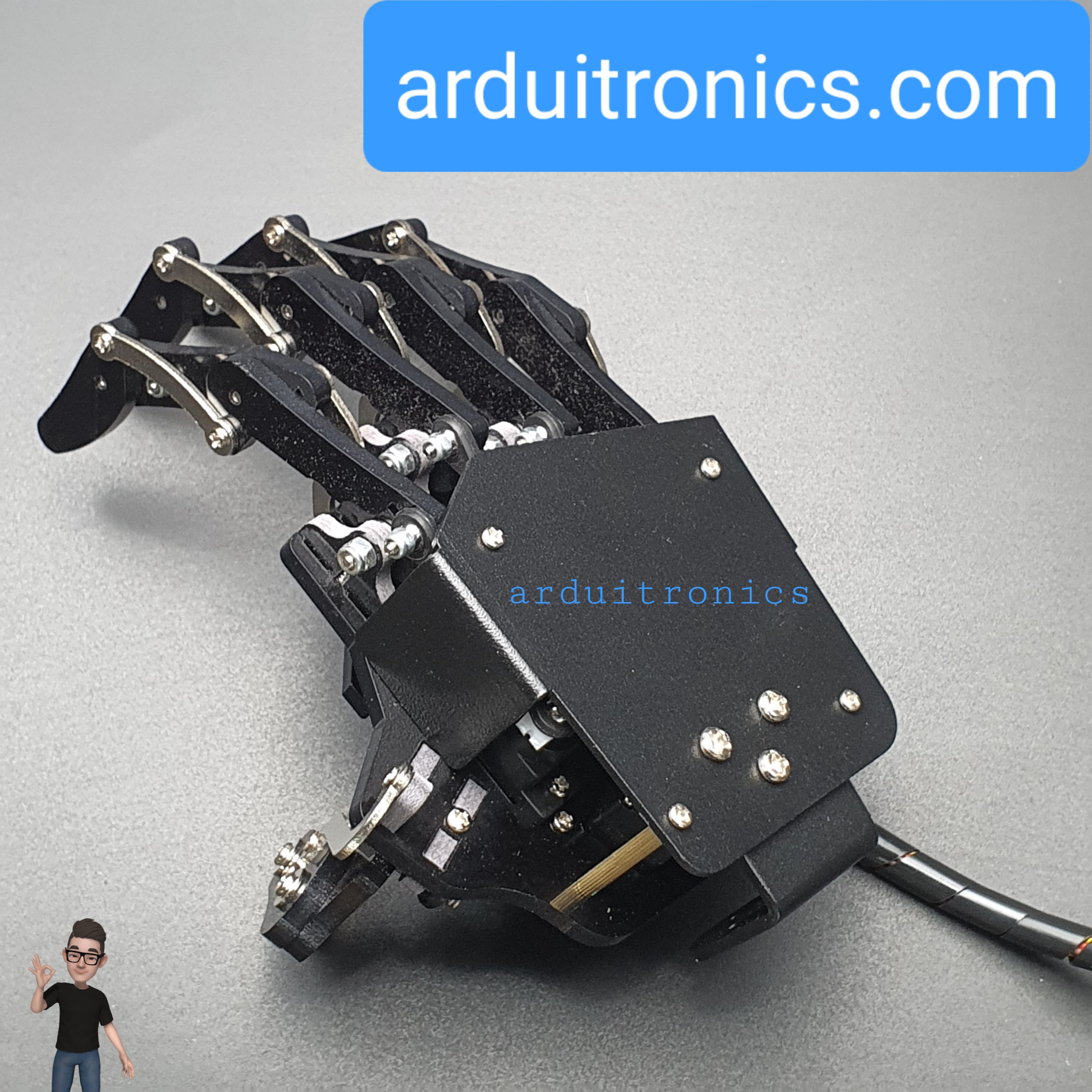 Robot Hand (Right) Kit ประกอบให้แล้วพร้อมใช้