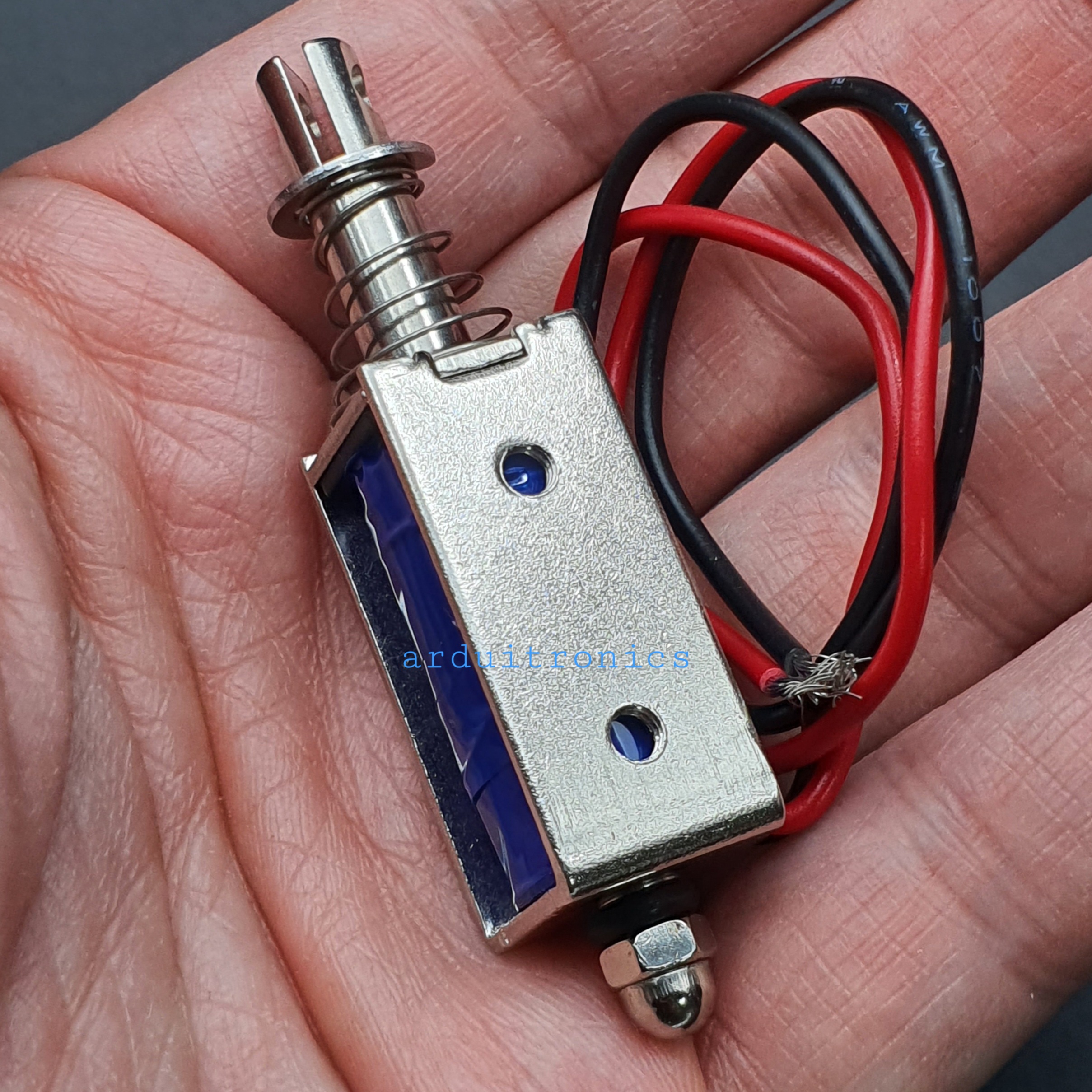 กลอนไฟฟ้า กลอนลิ้นชักไฟฟ้า Push-Pull Frame Type DC Electromagnet รุ่น JF-0530B 6V