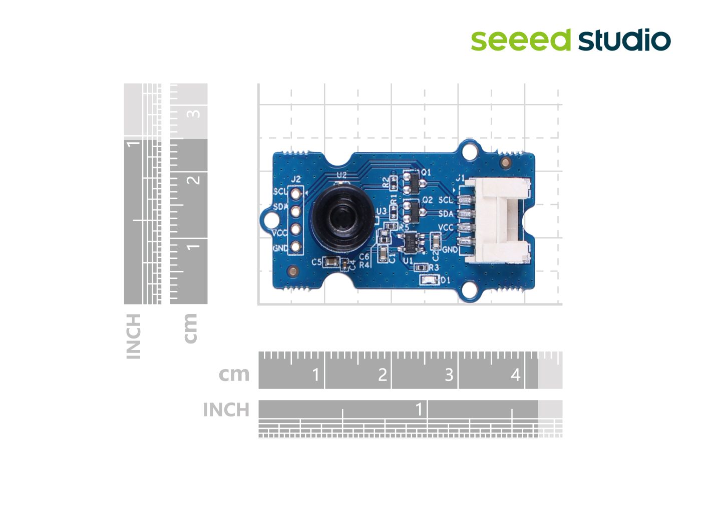 Grove - Thermal Imaging Camera - MLX90641 BCB 16x12 IR Array with 55° FOV (แท้จาก SeeedStudio)