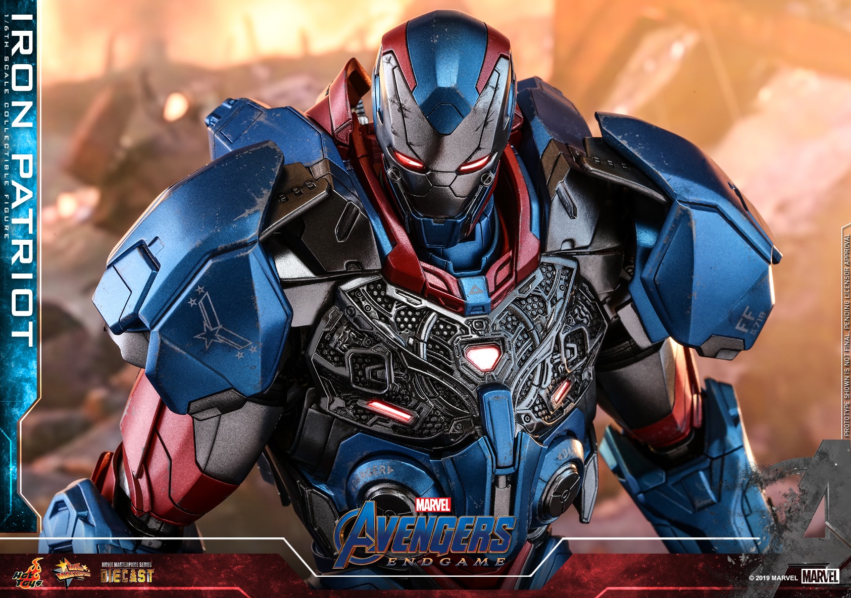 "Pre-Order" Hot Toys Avengers: Endgame - 1/6th scale Iron Patriot Collectible Figure