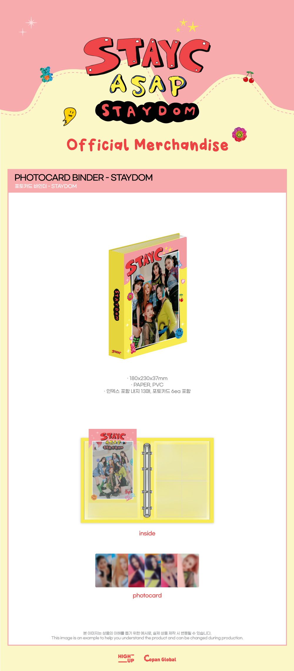 STAYC - STAYDOM / OFFICIAL MERCHANDISE ของสะสม 02 PHOTOCARD BINDER - STAYDOM แฟ้มใส่การ์ด