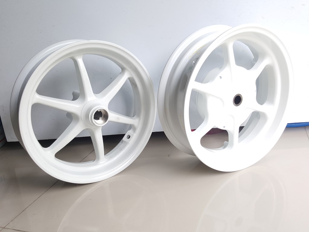 (Yamaha) ชุดล้อแม็ก Yamaha QBIX แท้