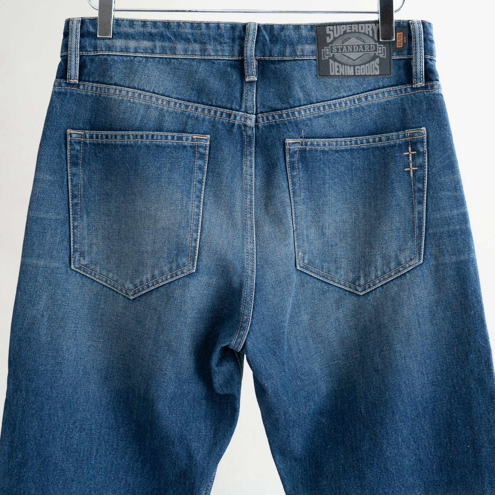 Superdry Merchant Straight Jean – Washed Indigo Vintage