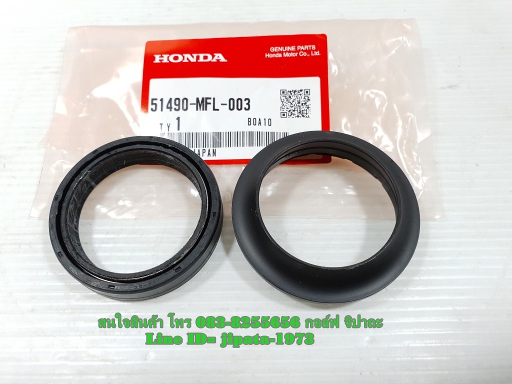 (CRF 250) ซีลโช้คหน้าและซีลกันฝุ่น Honda CRF 250L,CRF 250M,CRF 250 Rally แท้ (ราคาต่อชุด)