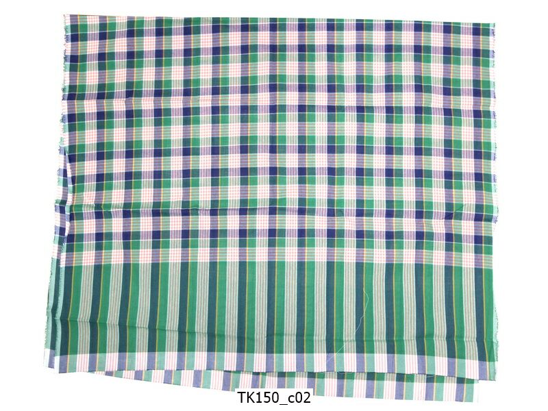 [2ม.] ผ้าขาวม้า TK150 เขียว