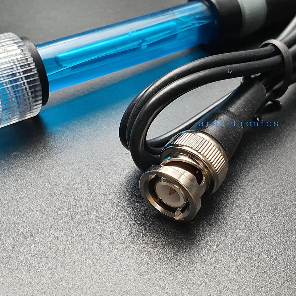 PH Sensor Kit ( PH Electrode E-201C + บอร์ด PH-4502C + โซลูชั่น)