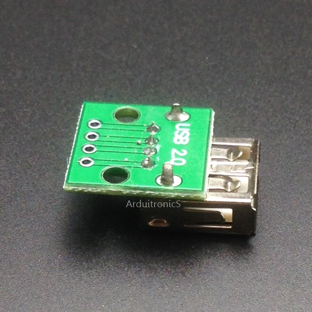 USB 2.0 Female to DIP Converter Breakout