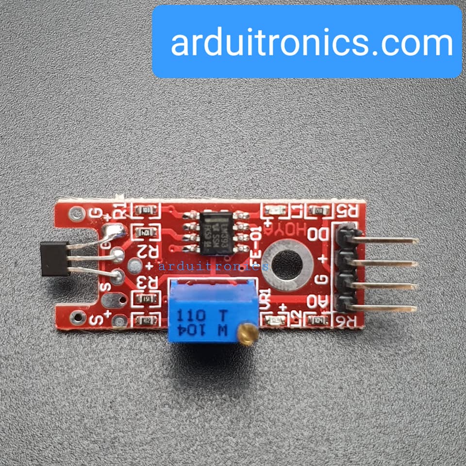 Hall Sensor Magnetic Sensor Module Linear Magnetic Hall Sensor KY-024 เซนเซอร์ตรวจจับโลหะ Arduino
