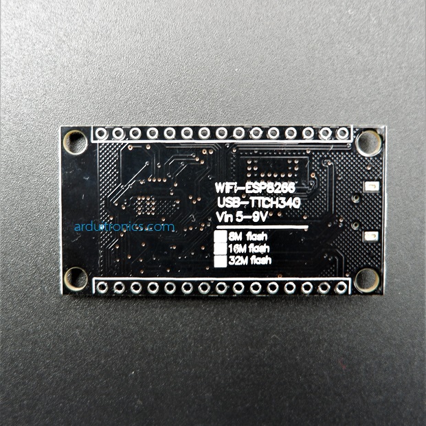 WeMos E41 NodeMCU (CH340G) ESP8266 32MB (พิมพ์คำว่า WeMos บน PCB) + Free Pin Header
