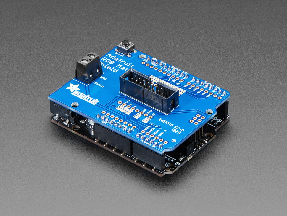 Adafruit RGB Matrix Shield for Arduino (ของแท้จาก Adafruit, USA)