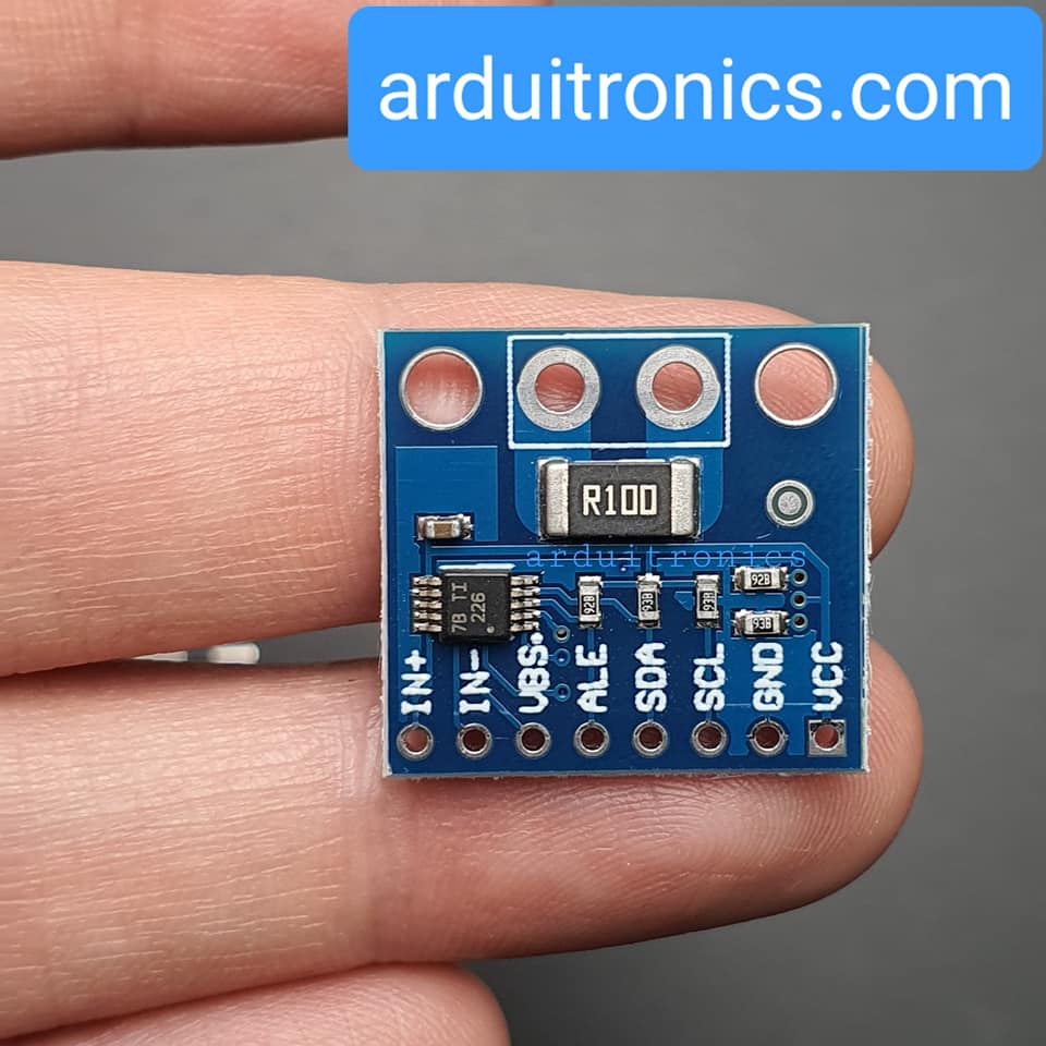 โมดูลวัดโวลต์และกระแสไฟฟ้า INA226 Current/Voltage Measurement 36V Bidirectional I2C