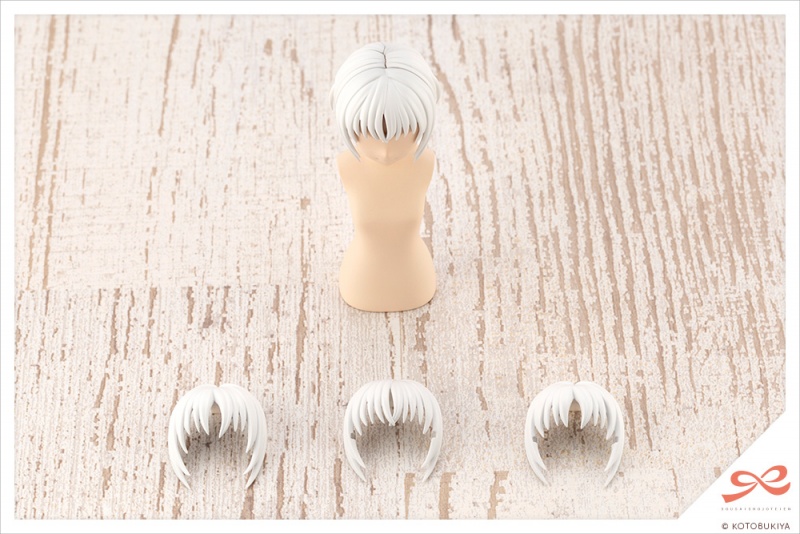 Kotobukiya Sousai Shojo Teien 1/10 After School Short Wig A [White & Chocolate Brown]