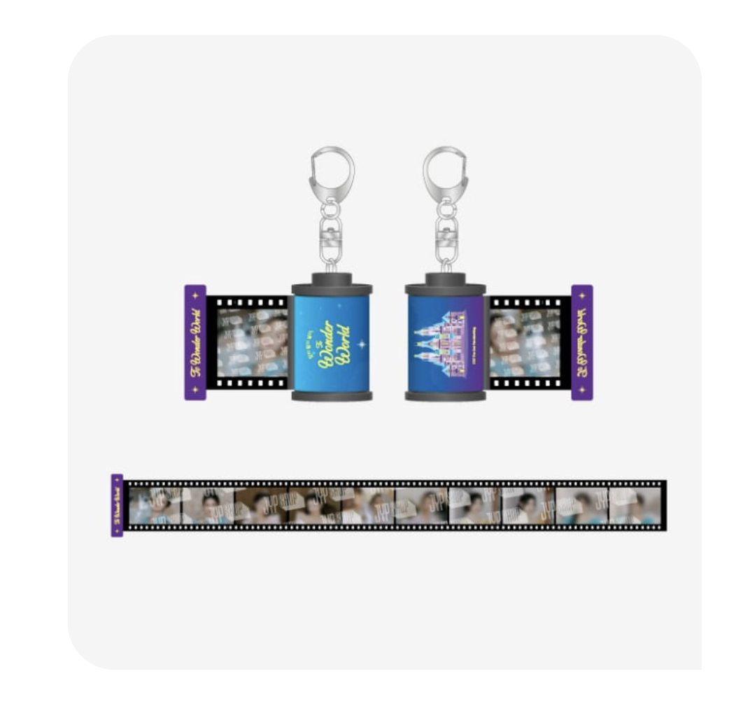ITZY - ITZY To Wonder World- ของสะสม ITZY Film keyring - ส่งเครืองบิน