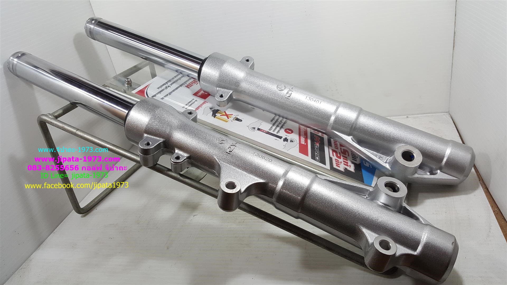 (PCX 125,150) ชุดโช้คอัพหน้า Honda PCX 150 สีบรอนซ์ แท้