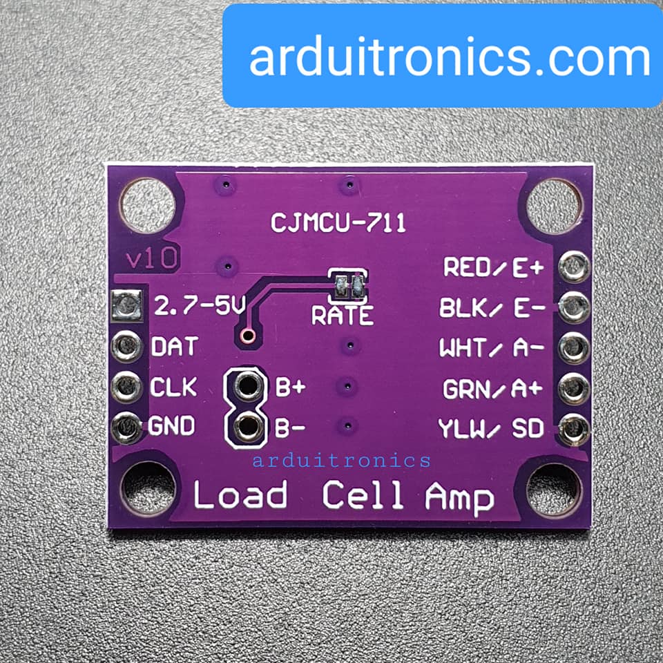 HX711 High Precision Electronic Weight Sensor 24-bit A/D Converter Development Board + Free Pin Header