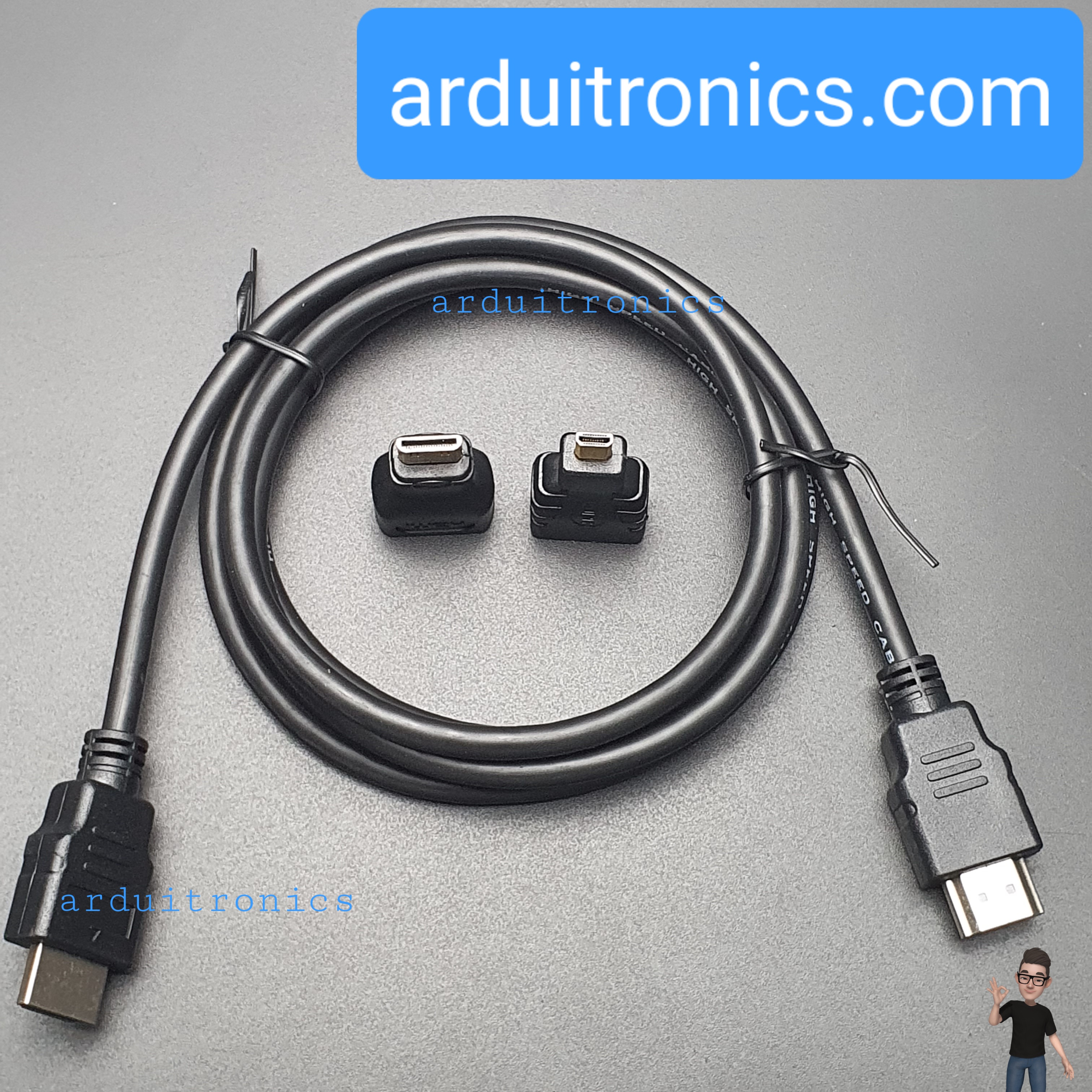 สายแปลง HD HDMI 3 in 1 อะแดปเตอร์ mini micro HDMI เป็นสาย HDMI (1.5m)