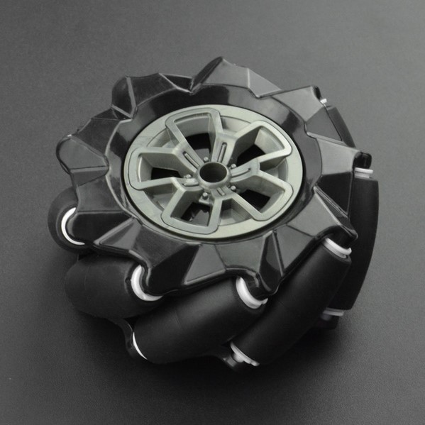 Black Mecanum Wheel (97mm) - Left (แท้จาก DFRobot)