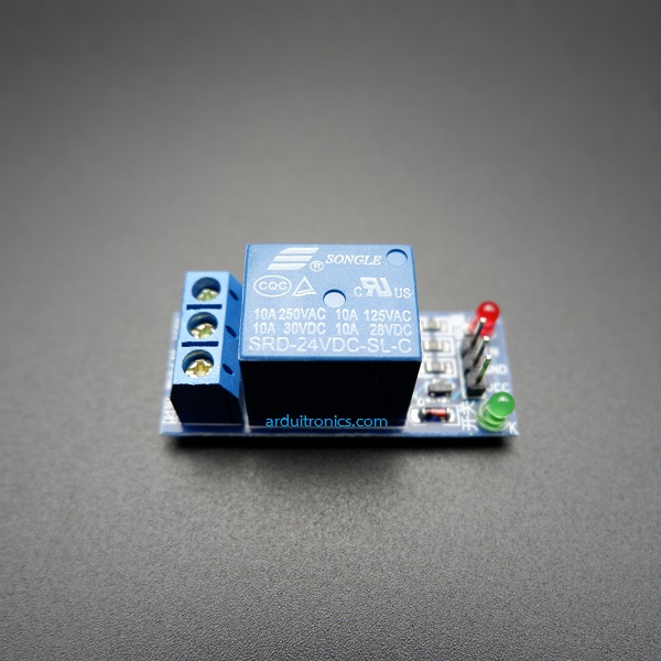 24V 1 Channel Relay Low-Level Trigger Relay Module (with LED)