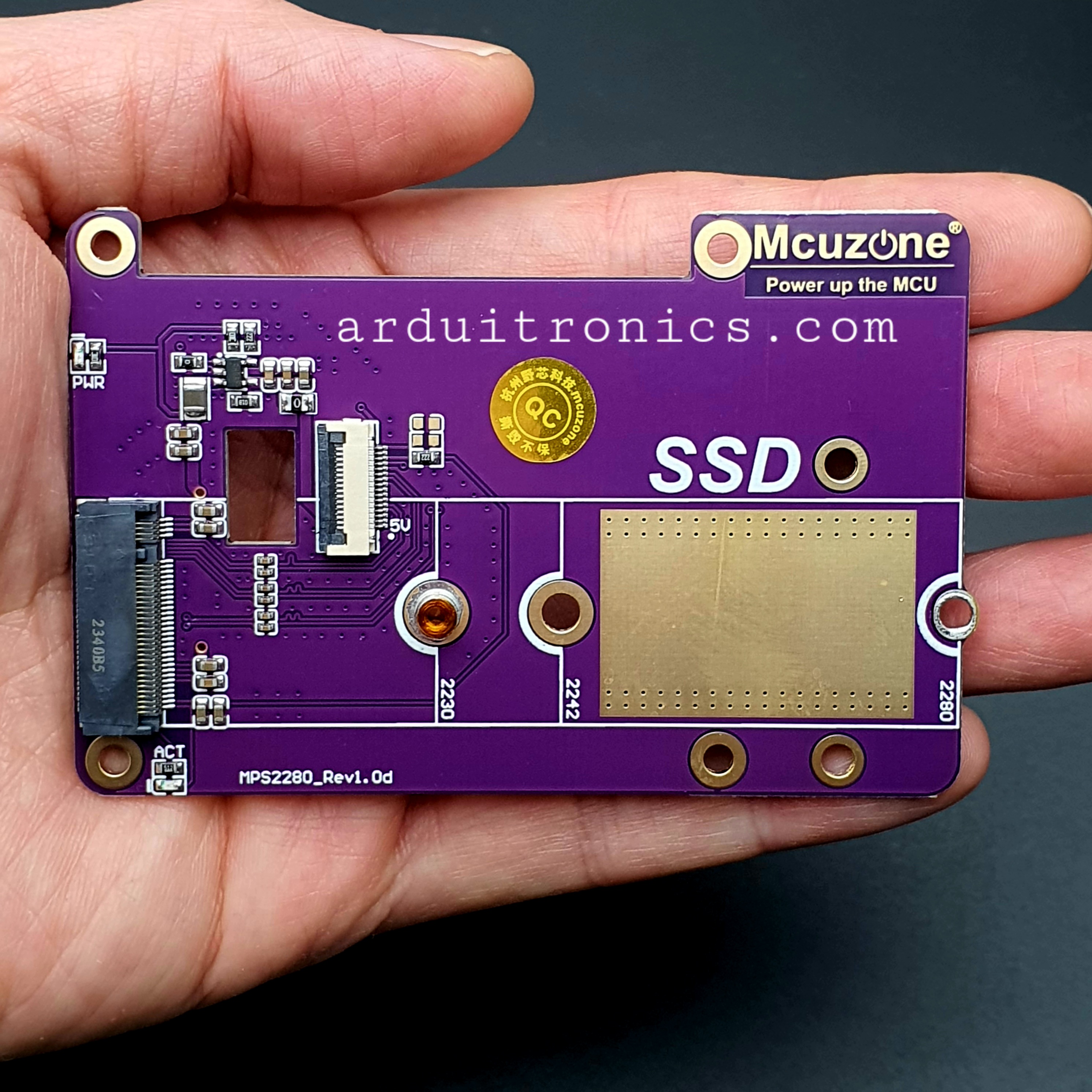 [2230] Raspberry Pi 5 SSD Expansion Board PCIE to M.2 NVME SSD Interface 2230