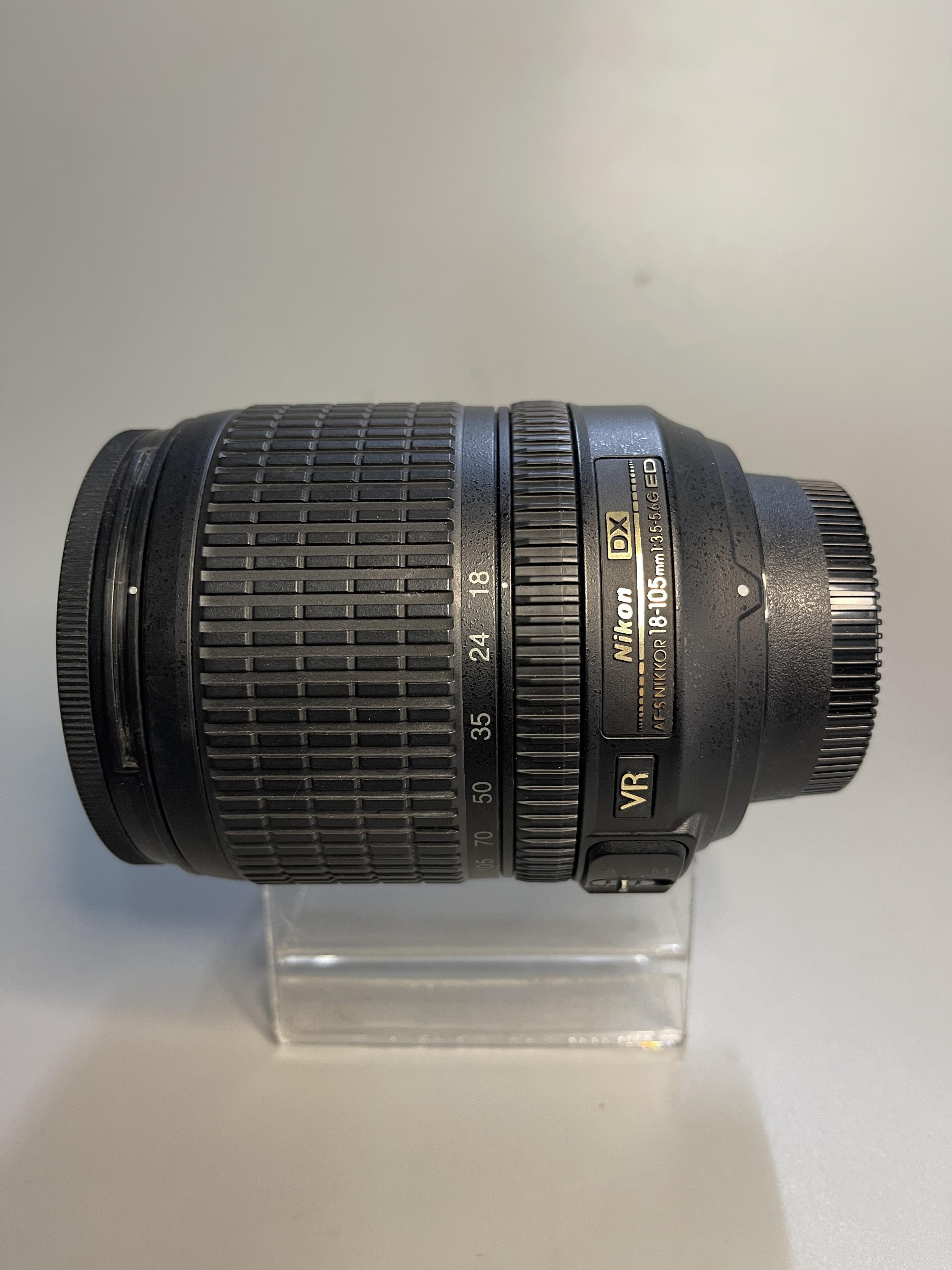 ขายเลนส์ Nikon18 105mm f3.5 5.6 ED VR DX เลนส์ซูม มือสอง คัดคุณภาพ คมชัดสูง โฟกัสไว พร้อมใช้งาน