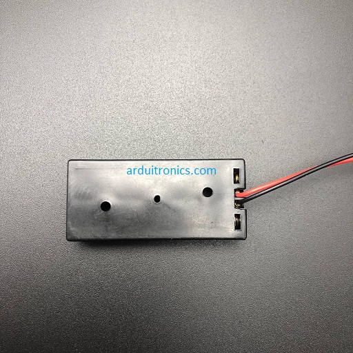 Battery Box รางถ่าน 2 ก้อน AAA ไม่มีฝา 1 ด้าน 3V