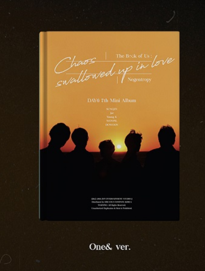 DAY6 -DAY6 - Mini Album Vol.7 [The Book of Us : Negentropy - Chaos swallowed up in love] หน้า ปก one& + โปสเตอร์ พร้อมกระบอกโปสเตอร์