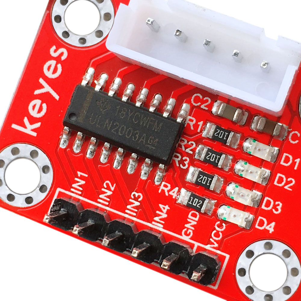5V DC 4-Phase 5-Wire Stepper Motor (28YBJ-48) + Motor Drive Board (UNL2003)