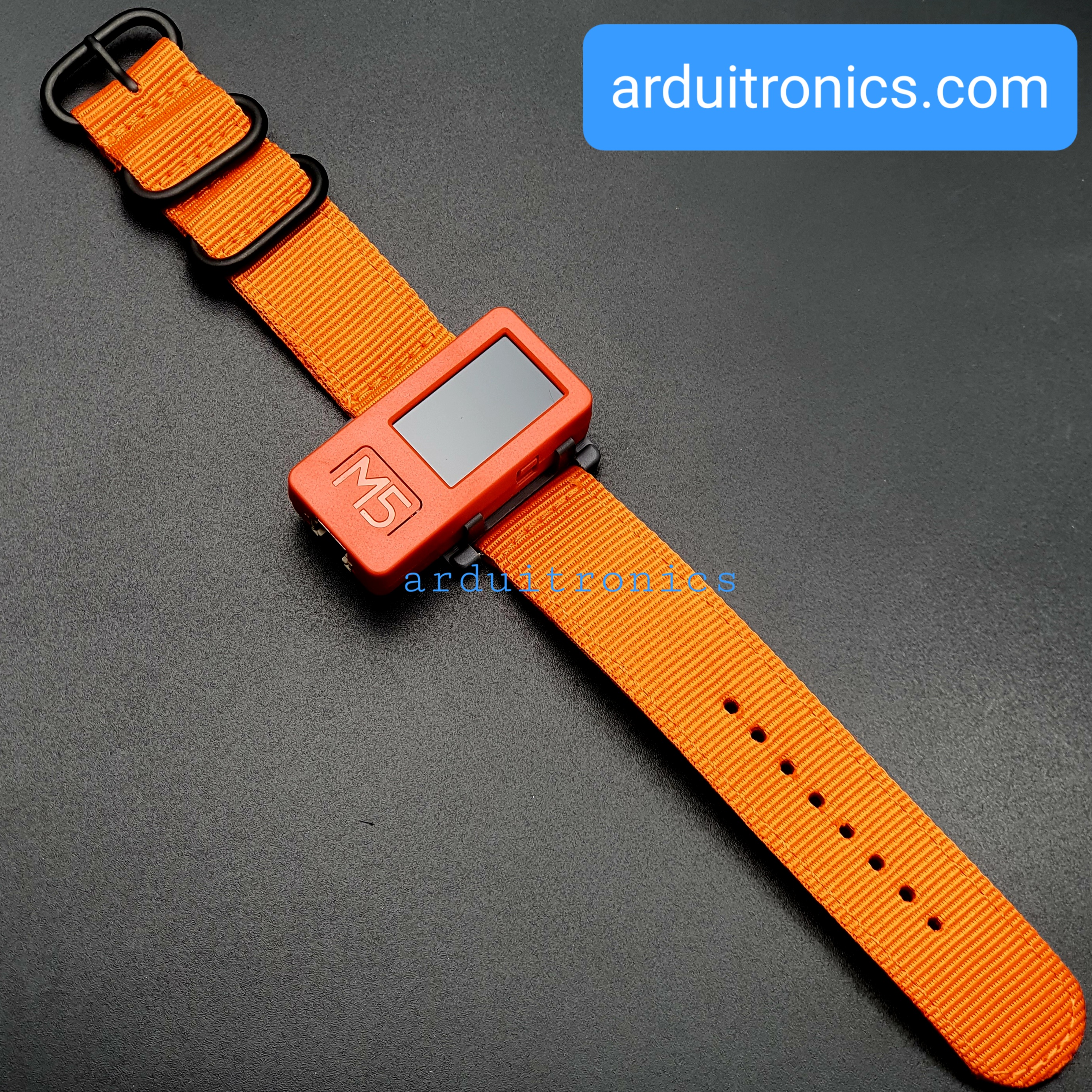 M5Stack M5StickC IoT (Watch) Development Kit + พร้อมสายนาฬิกาและฐานรอง (M5-WATCH STICKC PLUS)