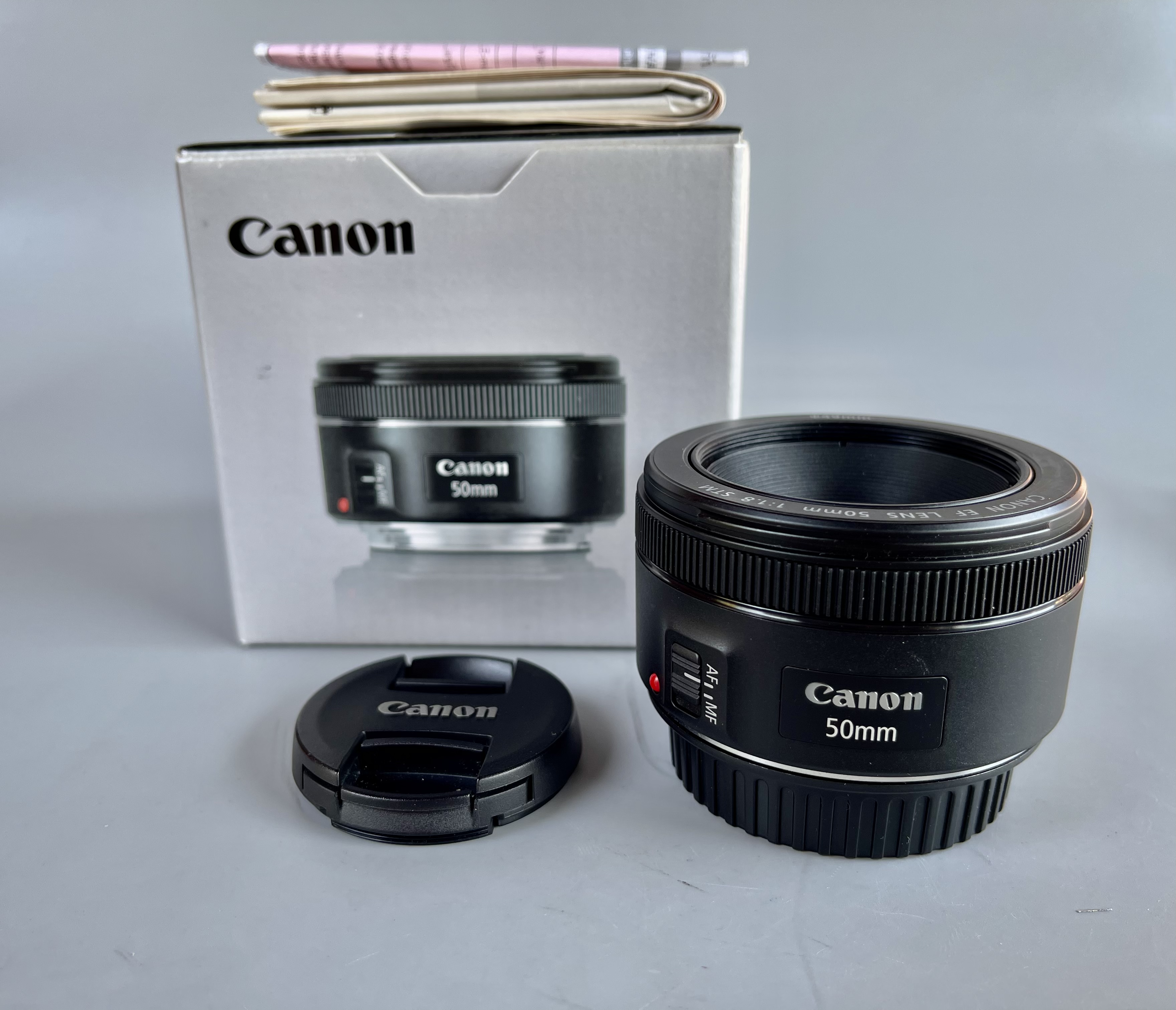 ขายเลนส์ canon 50mm f1.8 STM อปกศ สภาพดี