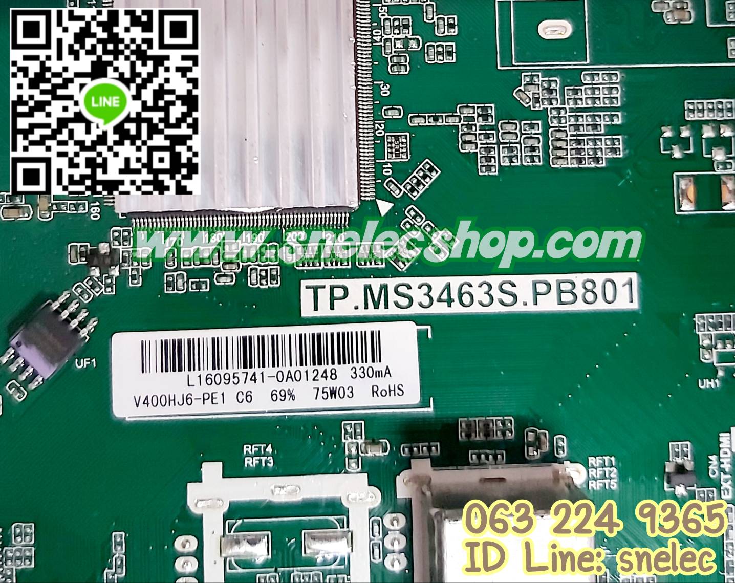 D11 PRISMA PRO รุ่น T42D80 พาร์ทบอร์ด TP.MS3463S.PB801