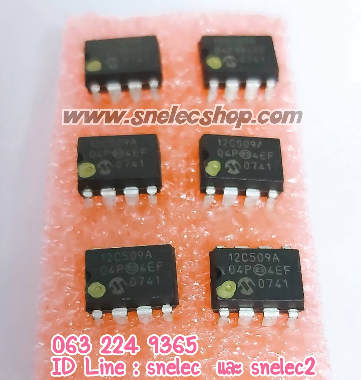 ลงเฟิร์มแวร์ ไอซี ATTINY13A และ PIC12C509A (ไม่รวมไอซี แต่ ไอซีต้องไม่ติดล็อคข้อมูล)