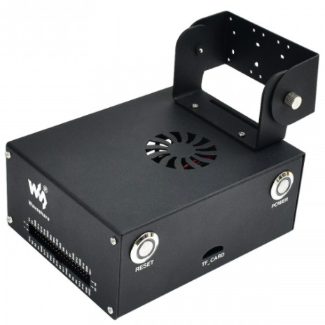 Jetson Nano Metal Case (C), Camera Holder, Internal Fan Design (ของแท้จาก Waveshare)