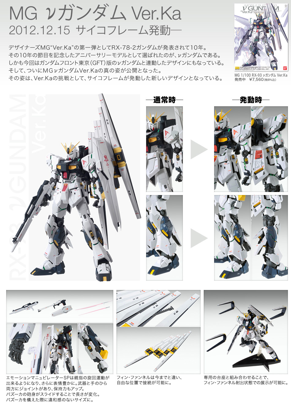 MG 1/100 RX-93 Nu Gundam Ver. Ka