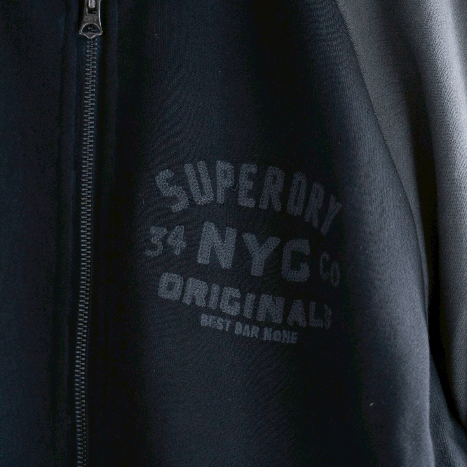 Superdry College Graphic Jersey Bomber – Black