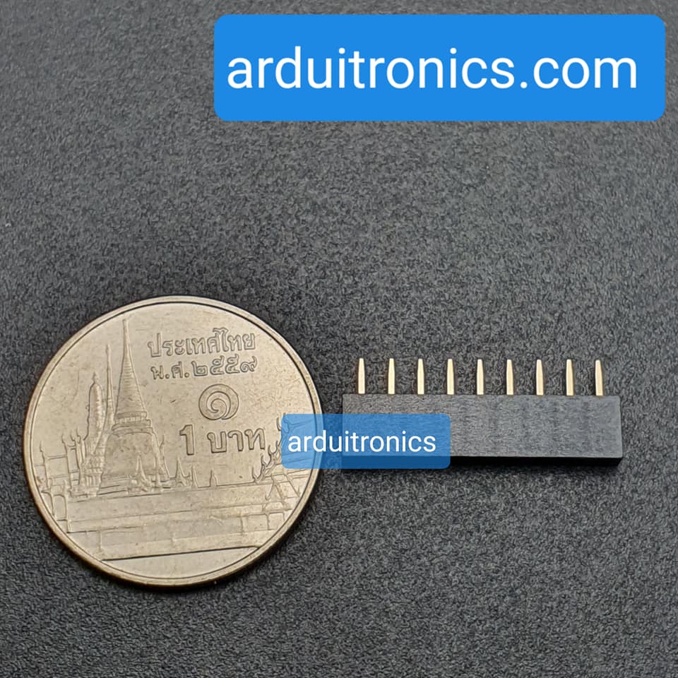 1x9P 2.0mm H4.3mm Pitch Single Row Female
