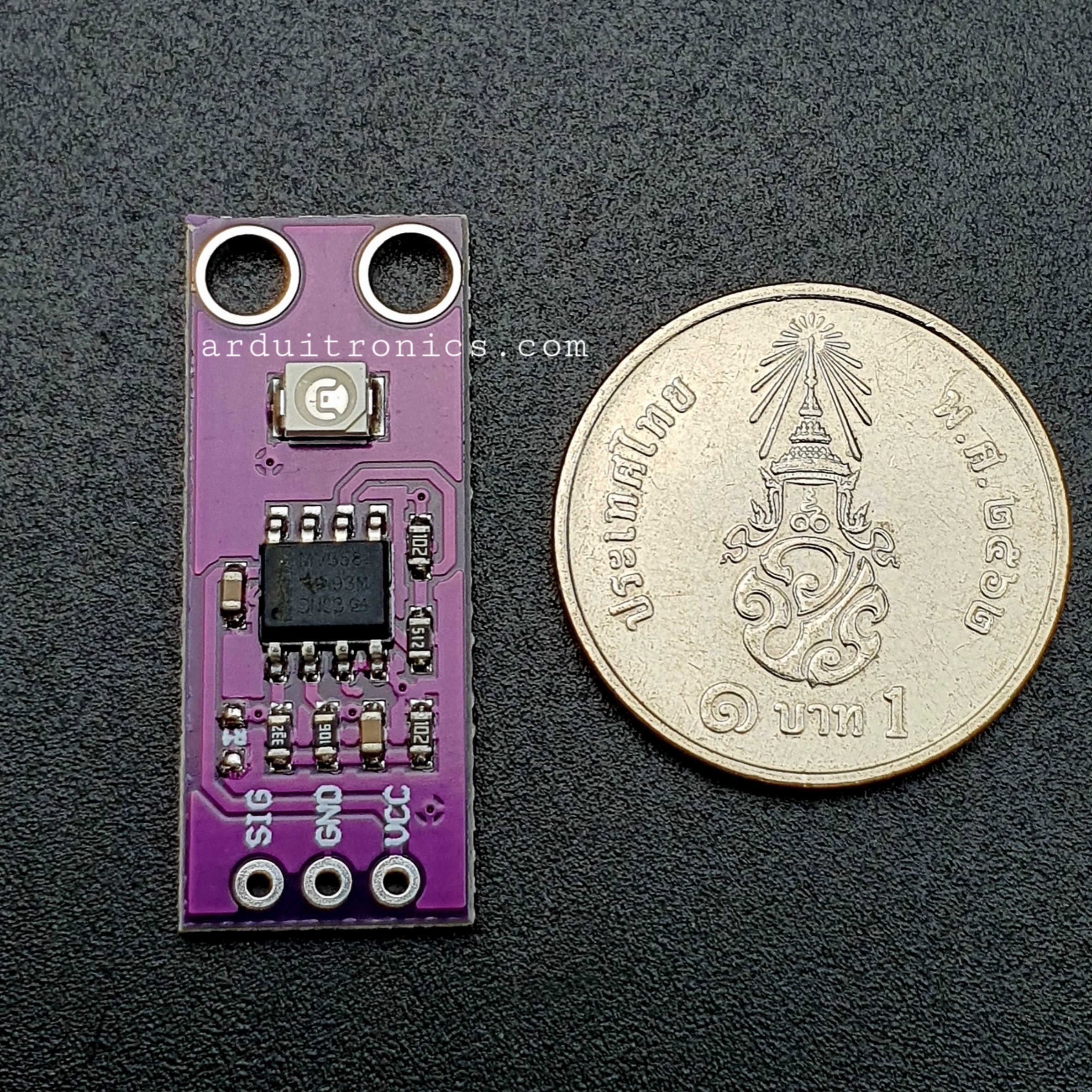 GUVA-S12SD เซ็นเซอร์วัดความเข้มของแสง UV Sensor Module S12SD for Arduino PCB สีม่วง