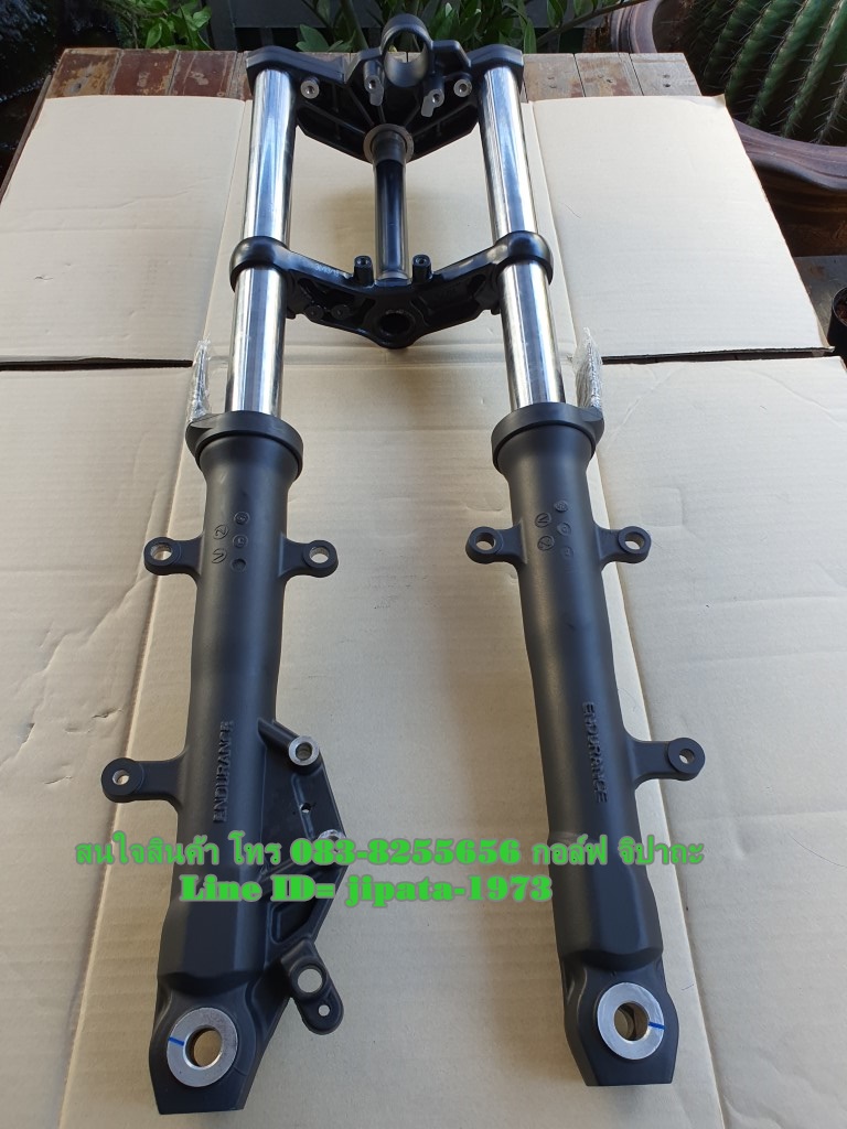 (Z300) ชุดโช้คอัพหน้าและแผงคอ บน ล่าง Kawasaki Z300 แท้